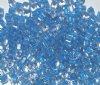 50g 3x3mm Crystal Lined Aqua Tiny Cubes